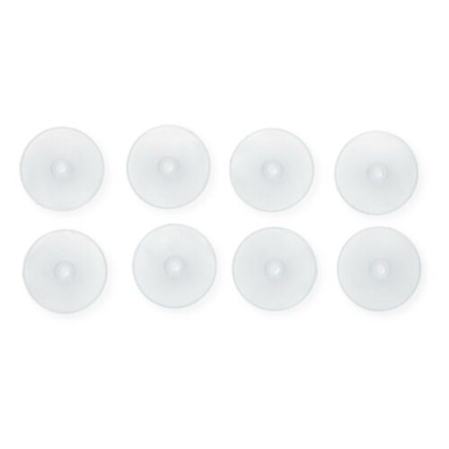 Regenabweishütchen, transparent, 8er-Pack