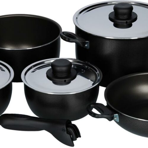 Camp4 Gourmet Premium Topf-Set, Aluminium, 9-teilig