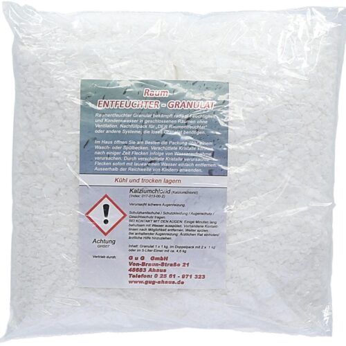 Granulat Nachfüllpack für Luftentfeuchter, 2x 1kg