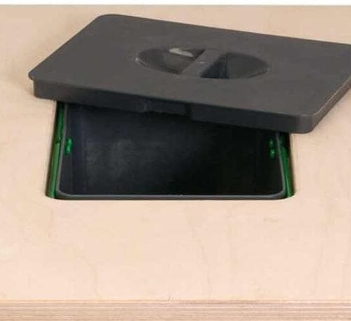 FAWO Einbau-Abfallsammler, 7,5L, anthrazitgrau