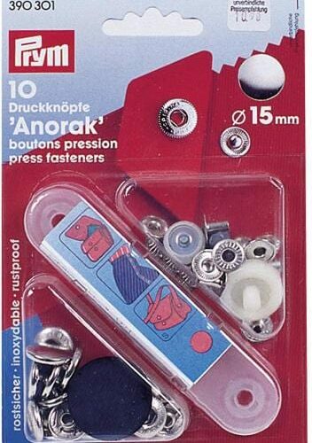 Prym Druckknöpfe, Ø15mm, 10er-Pack