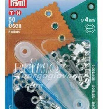 Ösen und Scheiben 4mm, 50er-Pack