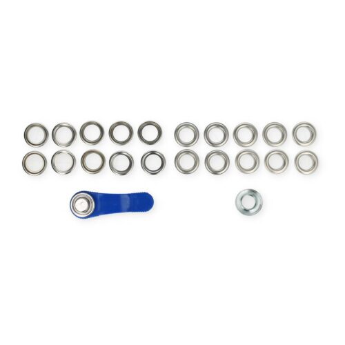 Ösen und Scheiben, Messing 14mm, 10er-Pack