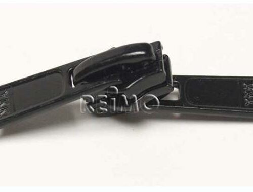 Zipper für Reißverschluss, schwarz, 5mm