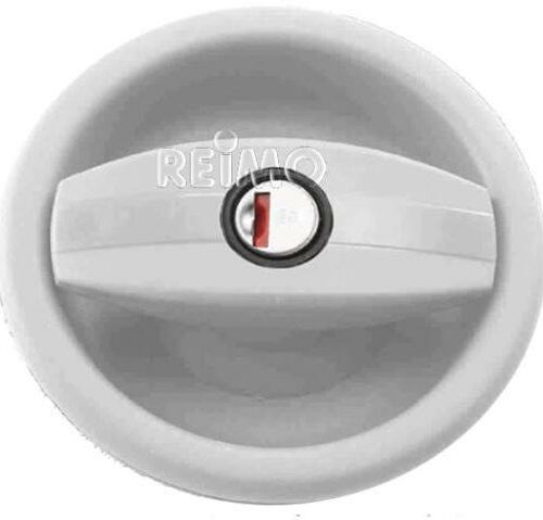 ZADI Wohnwagenschloss, System STS & ZADI, rechts, komplett, ohne Zylinder, weiß-schwarz