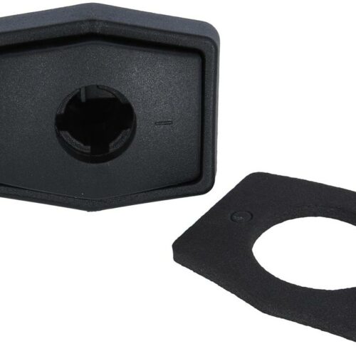 ZADI Kofferklappenschloss Standard, System STS & ZADI, quadratisch, schwarz