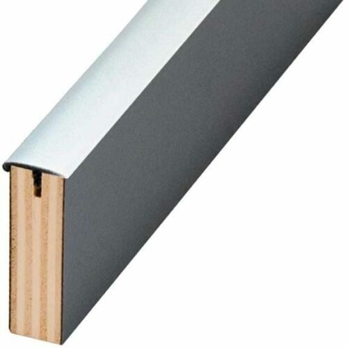 T-Umleimer 15 mm, einseitig mit Nase, silber, 5m