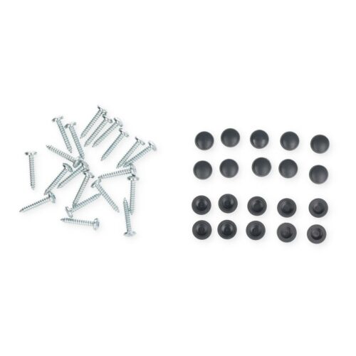 Kappenschrauben zur Innenverkleidung, mittelgrau, 20 Stck.