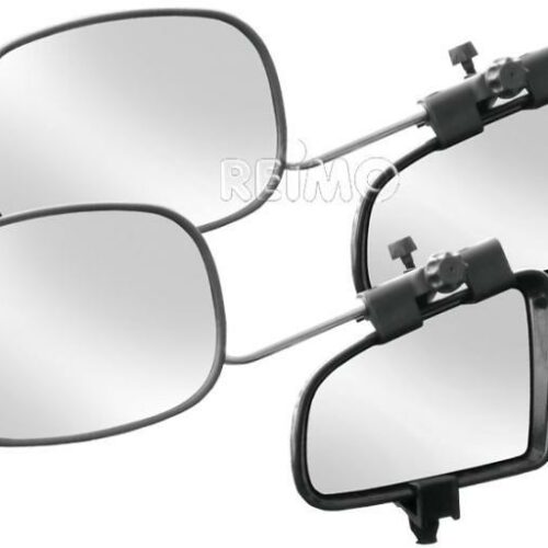 Caravanspiegel Colt mit sphärischem Glas, 1 Paar