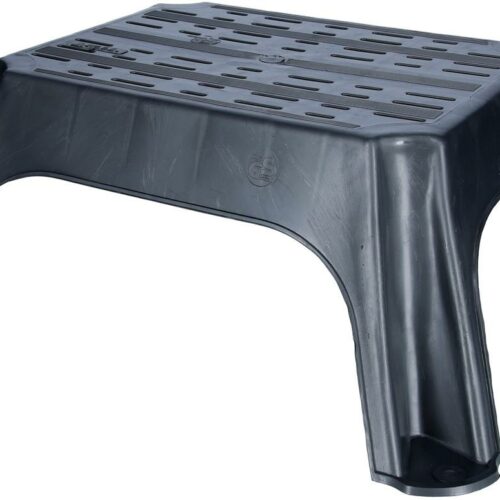 Trittstufe aus Kunststoff, grau