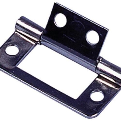 FAWO Klappenscharnier, gerade, 38mm, vernickelt