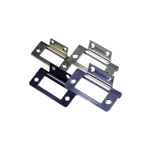 Klappenscharnier, 38mm, vernickelt, 4 Stück