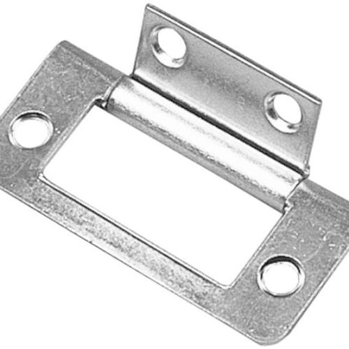 FAWO Klappenscharnier, gerade, 50mm, vernickelt