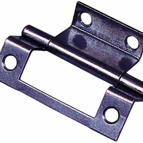 FAWO Klappenscharnier, gekröpft, brüniert, 50mm, einzeln