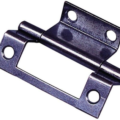 FAWO Klappenscharnier, gekröpft, brüniert, 50mm, 4er-Pack