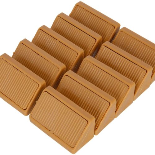 FAWO Möbelverbinder mit Kappe, 10er-Pack, hellbraun