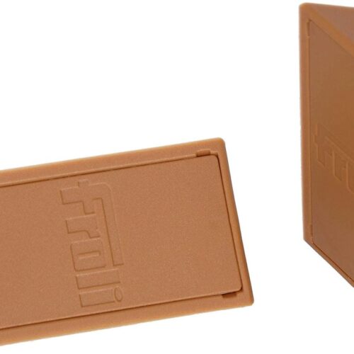 Froli Möbelverbinder mit Kappen, braun, 60mm