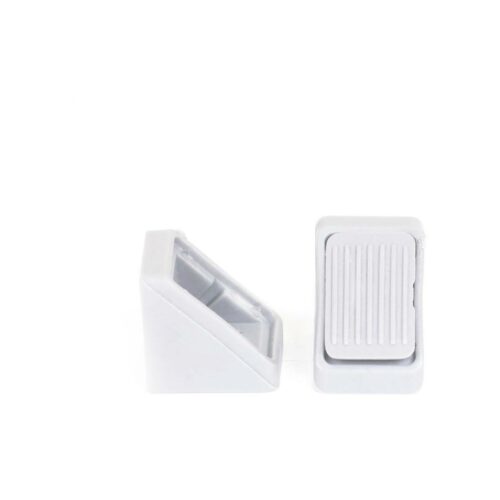 FAWO Mini Möbelverbinder mit Kappe, 10er-Pack weiß