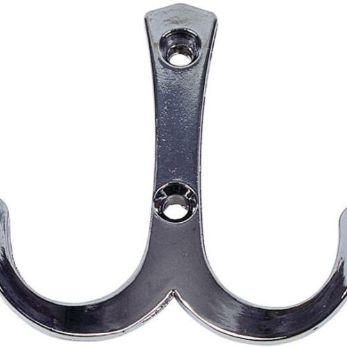 FAWO Garderobenhaken doppel, verchromt