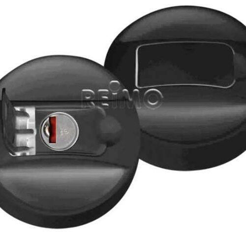 Tankschloß Zadi mit Schließklappe, schwarz