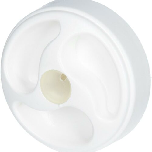 ZADI Tankschloß, 3-Griff, ohne Zylinder & Schlüssel, weiß