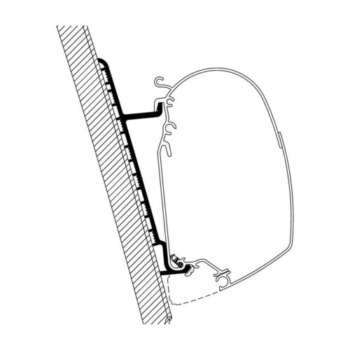 Thule Omnistor 5200/4200 Adapter für Fiat Ducato (H3) ab Bj. 06/2006