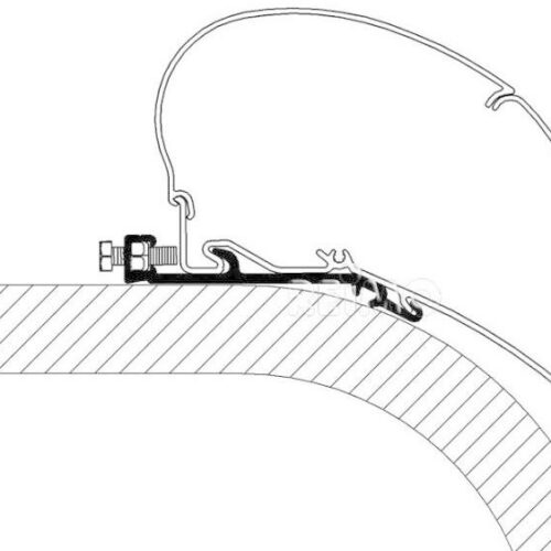 Thule Omnistor 9200/6300 Flat Adapter, 400cm