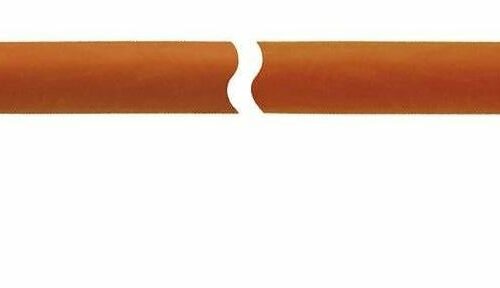 GOK Mitteldruck-Gasschlauch Marine, Gummi, RVS8 x RST8, 40cm