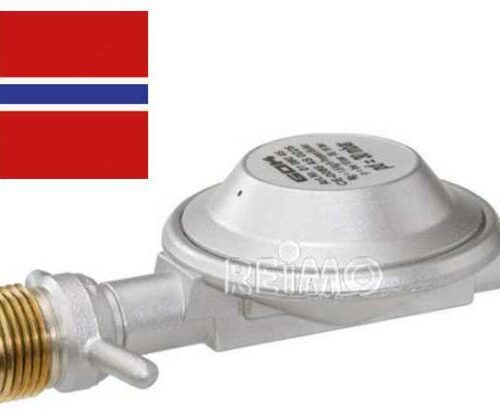 GOK Gasdruckregler Standard für Norwegen (US-POL x G 1/4LH-KN), 1,5kg/h, 29mbar