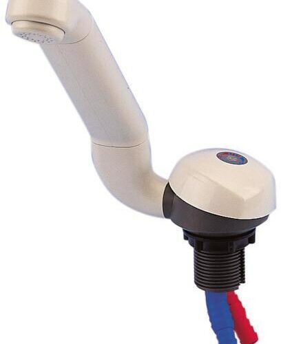 Keller Inn Einhebelmischer, Ø28mm, Tülle, Mikroschalter, grau