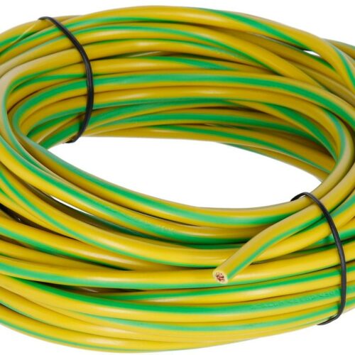 Erdungskabel, 10m, 4mm², grün/gelb