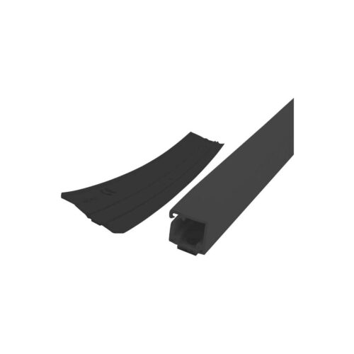 Rollen-Kabelkanal, schwarz, 20m-Rolle, 12x7mm