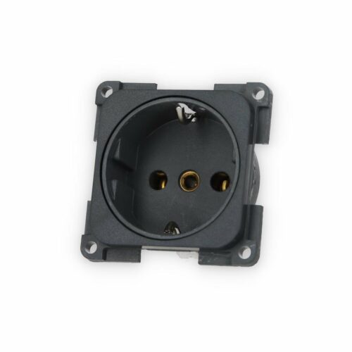 Inprojal System 10.000 Steckdose Schuko, 230V, schiefergrau