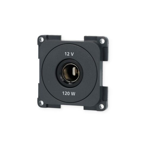 Inprojal System 20.000 Powersteckdose, 12V, schiefergrau