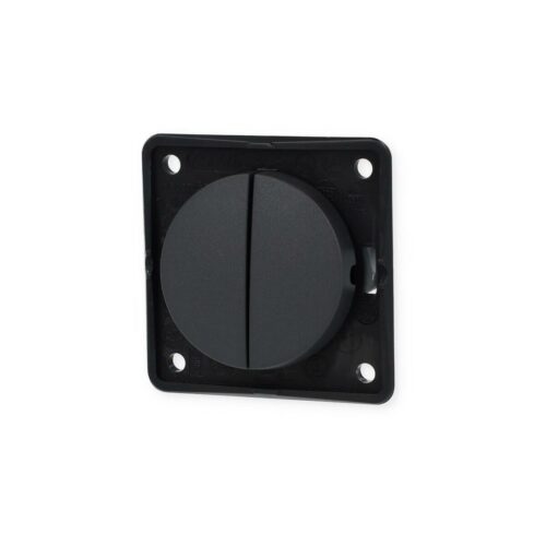 Berker Integro Flow/Pure Serienschalter, anthrazit, 12/230V