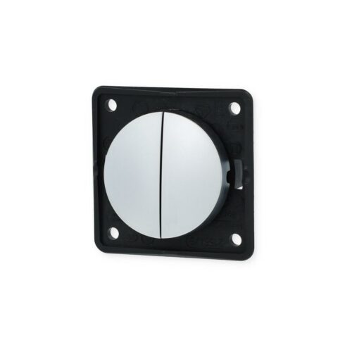 Berker Integro Flow/Pure Serienschalter, chrom matt, 12/230V