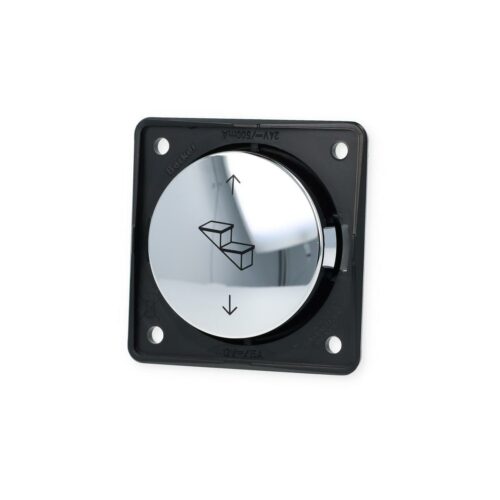 Berker Integro Flow/Pure Wipptaster Trittstufe, 12/24V, chrom glanz