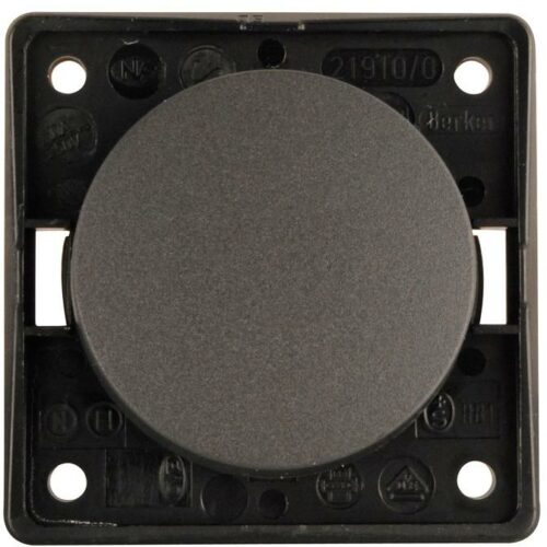 Berker Integro Flow/Pure Wipptaster, anthrazit, 230V