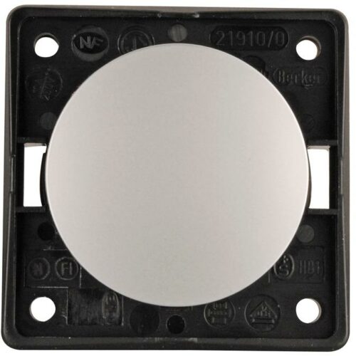 Berker Integro Flow/Pure Wipptaster, chrom matt, 230V