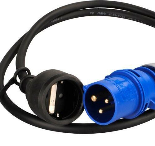 Carbest CEE-Stecker / Schukokupplung, 2,5mm², 40cm