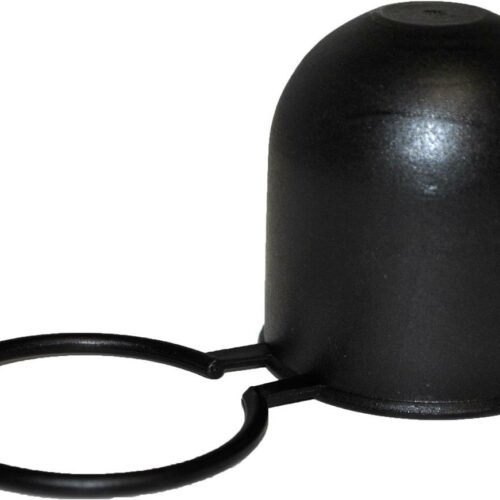 Kunststoff-Schutzkappe mit Halteschlaufe, schwarz
