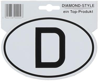 Nationalitätenschild D, 135x90mm