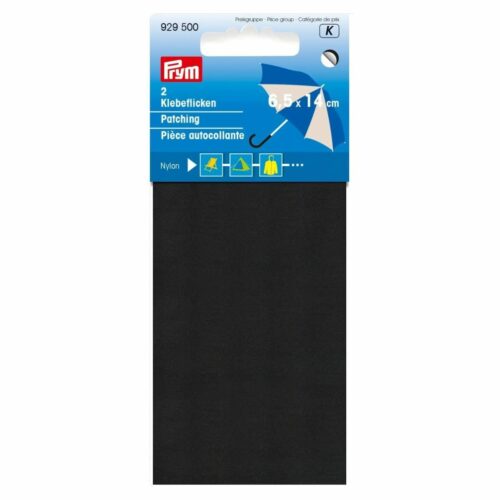 Prym Nylon Reparatur Flicken, schwarz
