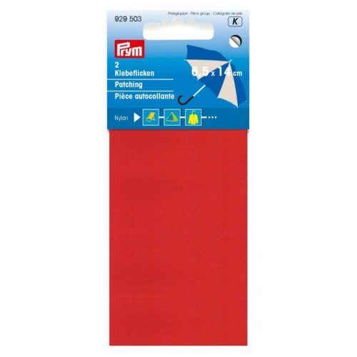 Prym Nylon Reparaturflicken, rot