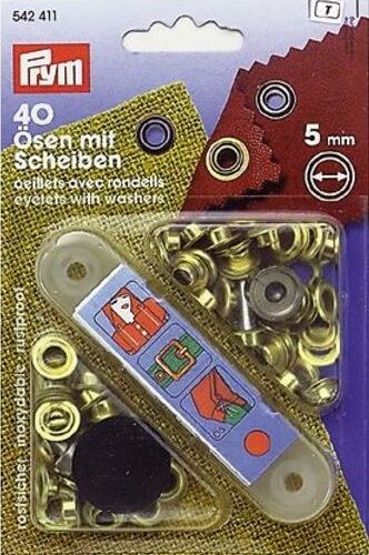 PRYM Ösen mit Scheiben, 5mm