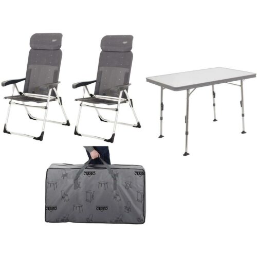 Crespo Classic Stuhl- und Tischset ohne Beinauflage