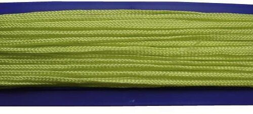 Zeltspannleinen, 20m x 4mm, neongelb