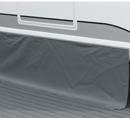 Hindermann Standard Bodenschürze, dunkelgrau, 700x75cm