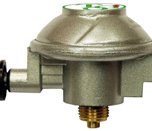 TGO Gasdruckregler für Campingaz-Gasflaschen, 50mbar (Einsatz: Camping)