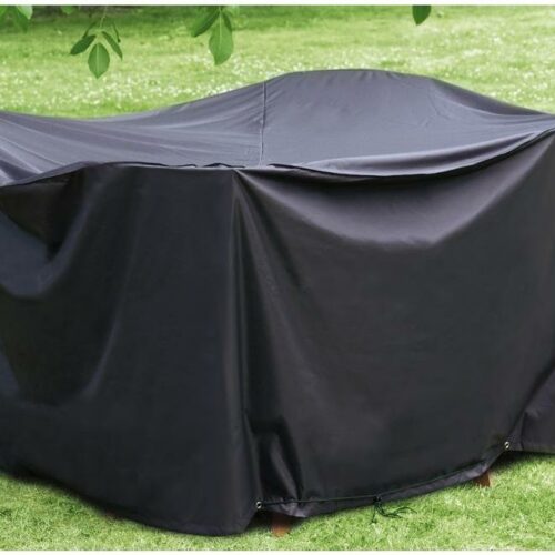 Happy People Deluxe Schutzhülle für Sitzgruppen, grau, ø200x95cm